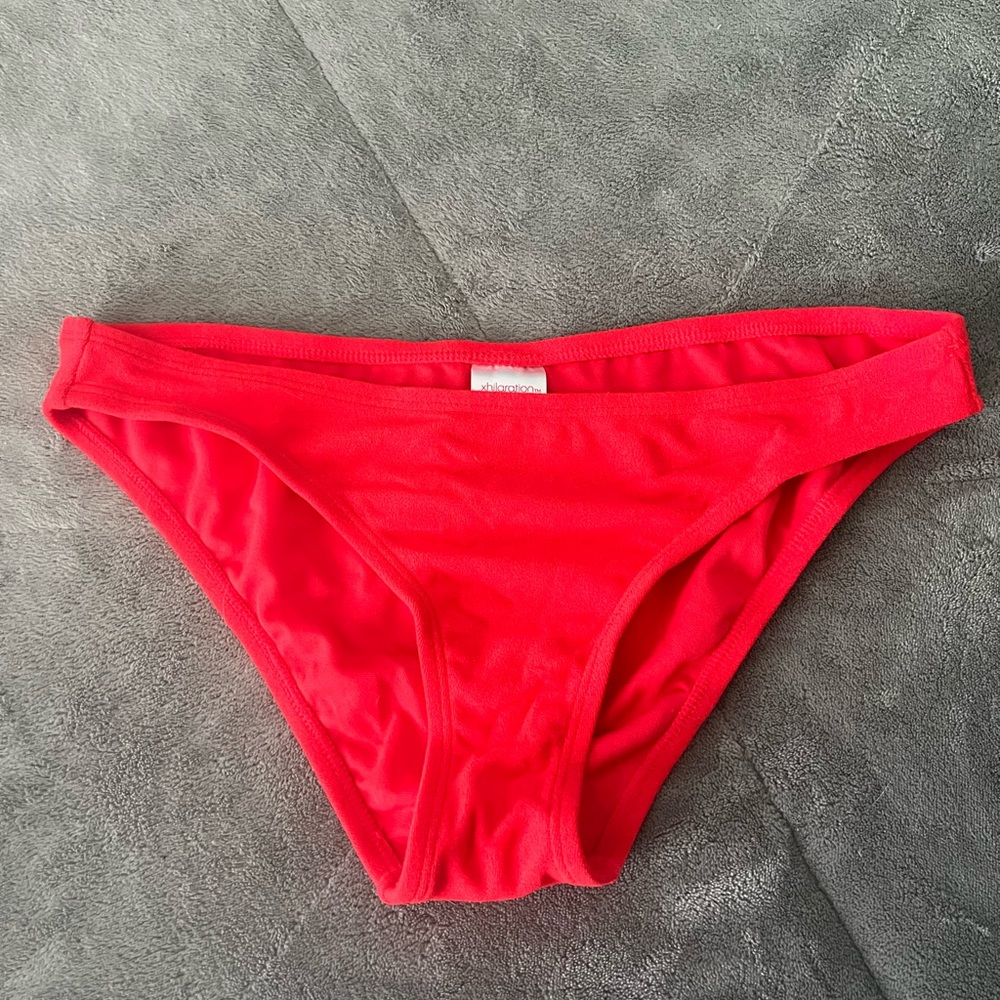 red bikini bottoms